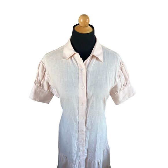 Marissa Webb Rosetta Presley U Back Button Down Midi Dress XS MSRP:$545 - Picture 14 of 16